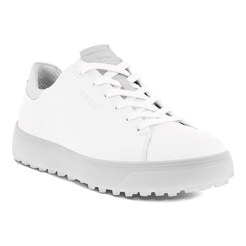 Women Ecco W Golf Tray - Golf Shoes White - India ONZYBU376